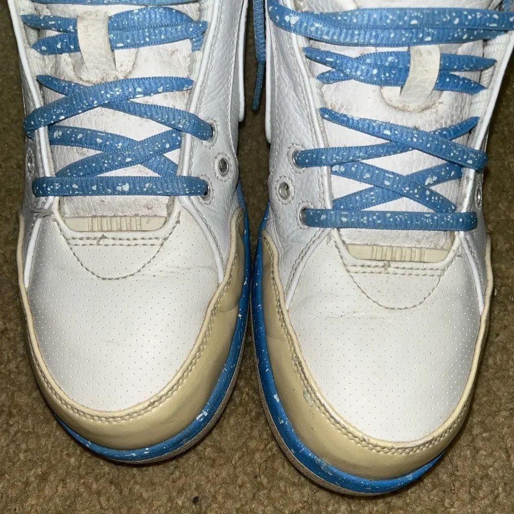 2010 Jordan 1 Fund 5/8th White and univeristy Blue
